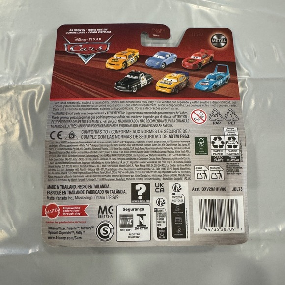 Disney Pixar Cars Ernie Gearson 93 Spare Mint Metal Diecast Mattel DXV29 HHV86 - Picture 4 of 4